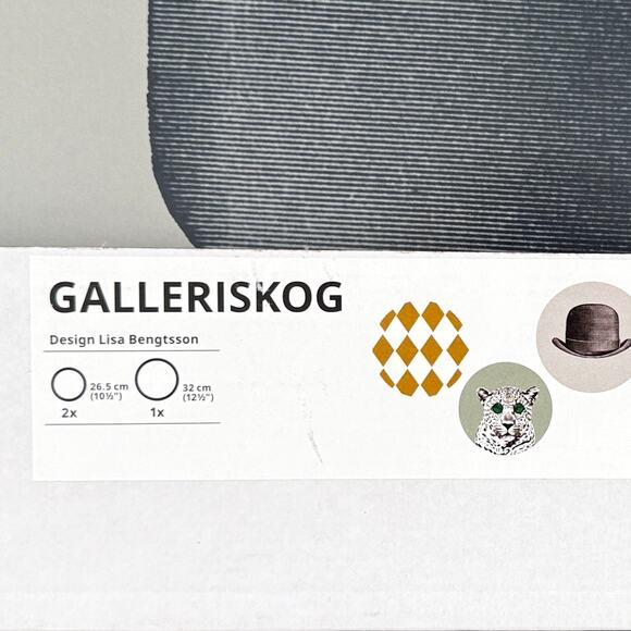 IKEA GALLERISKOG Wall Decoration, Set of 3, Mixed Motifs - Picture 1 of 3
